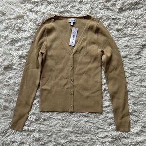 The Drop Rib Knit Cardigan New With Tags Size S